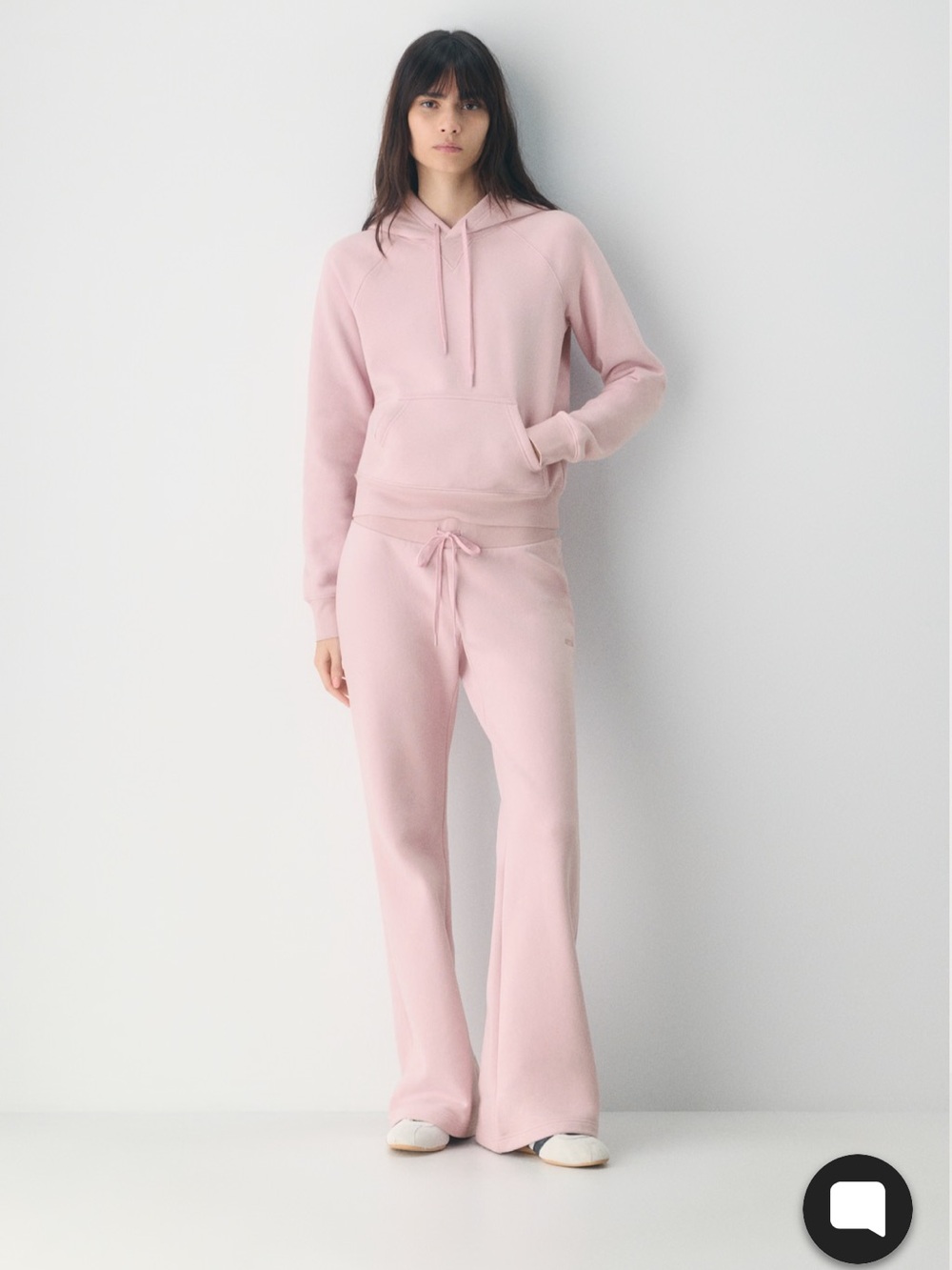 Aritzia Snug Flare Dusty Rose Sweatpants